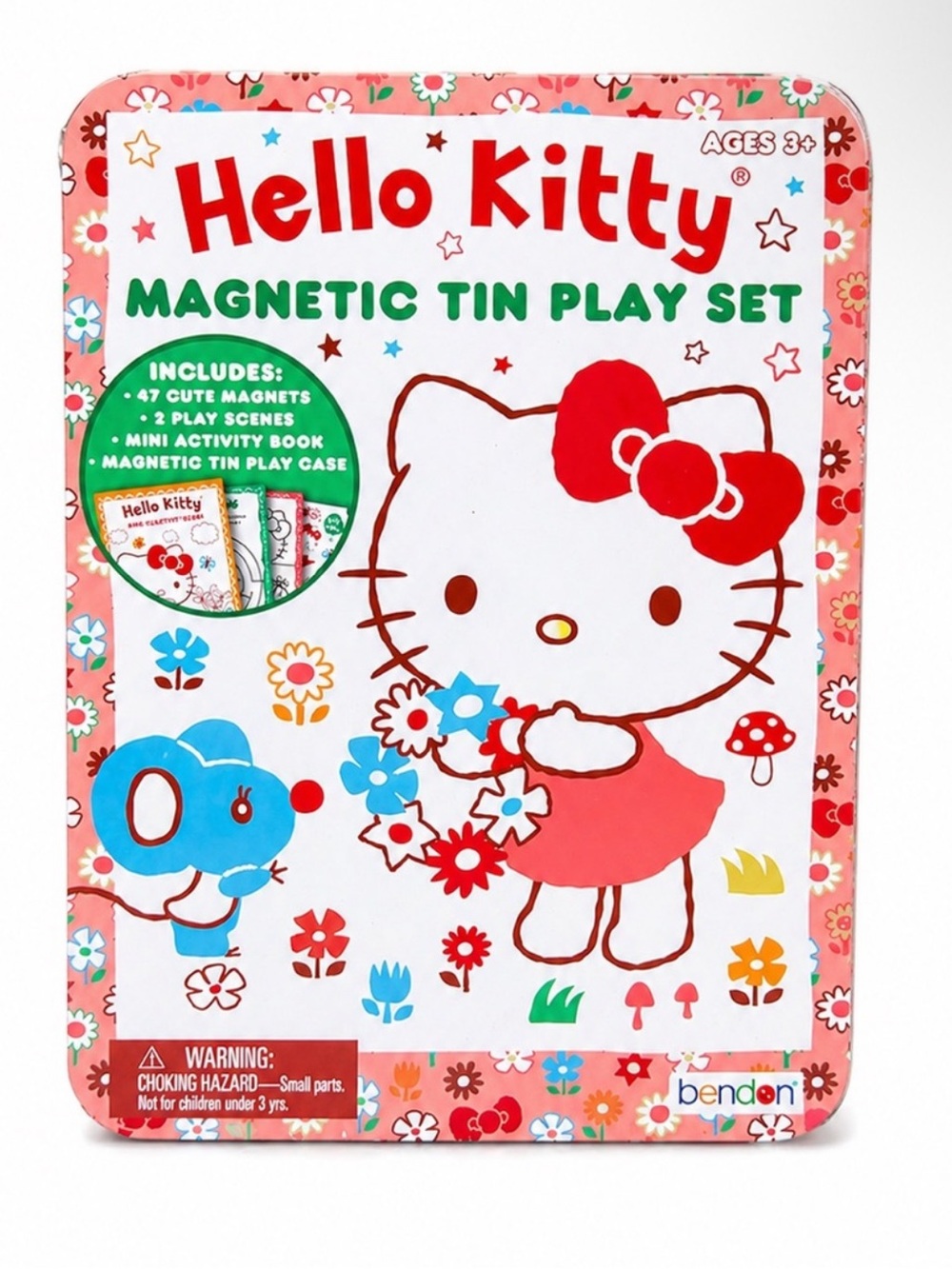Hello Kitty Magnetic Tin Play Set
